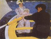 Mary Cassatt The Boating Party painting